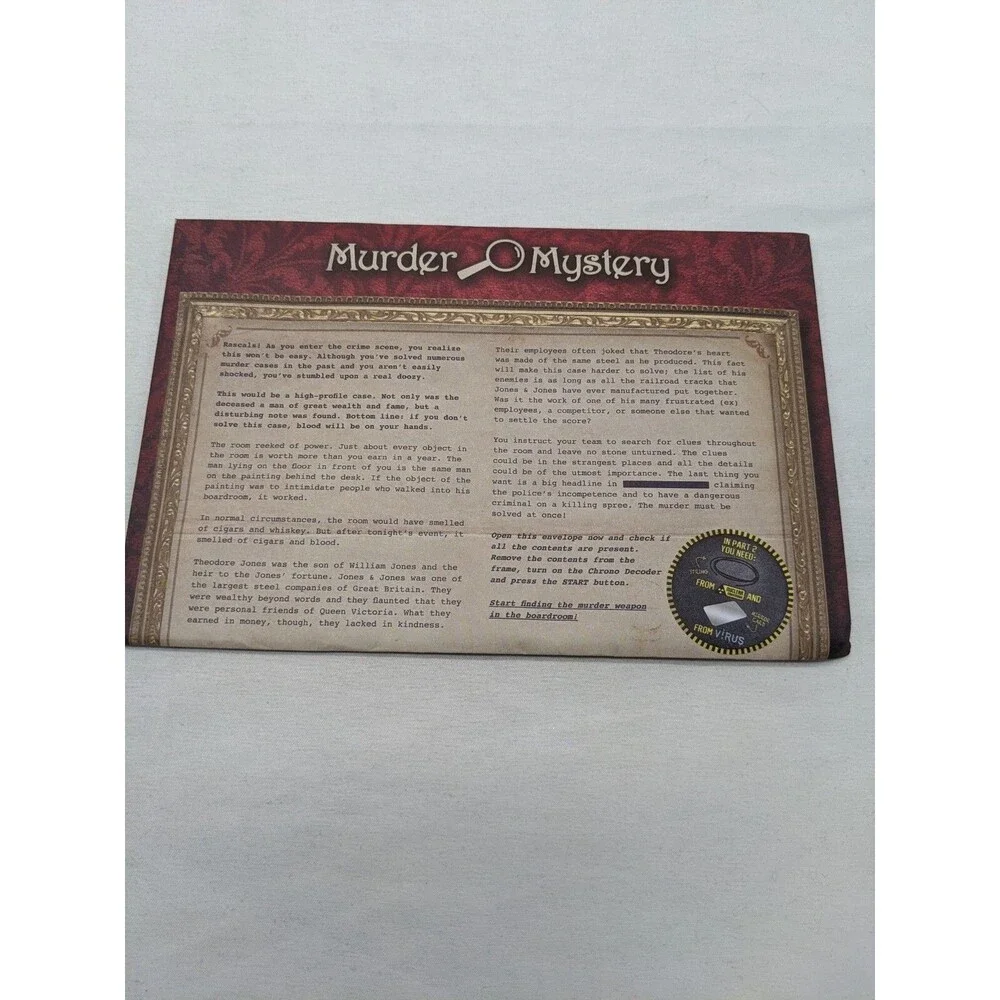 Lot Of (2) Escape The Room Expansion Packs No Box Welcome To Funland And Murder